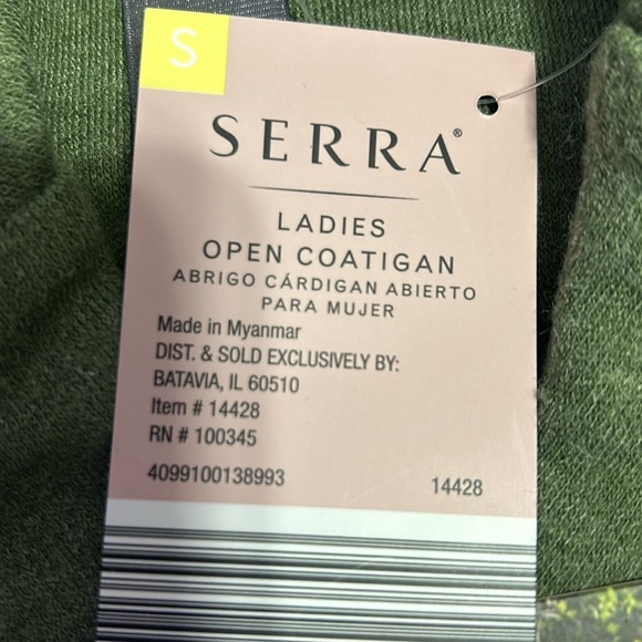 Serra Women's Cardigan Open Front Relaxed Fit - Picture 10 of 10